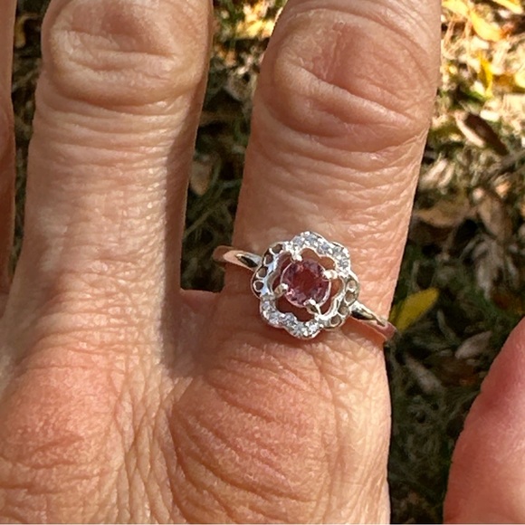 Natural Tourmaline 11.1 Carat AAA pink tourmaline crystal ring - Picture 10 of 17